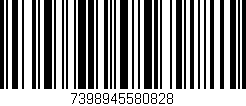 Código de barras (EAN, GTIN, SKU, ISBN): '7398945580828'