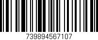 Código de barras (EAN, GTIN, SKU, ISBN): '739894567107'