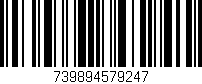 Código de barras (EAN, GTIN, SKU, ISBN): '739894579247'