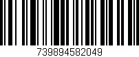 Código de barras (EAN, GTIN, SKU, ISBN): '739894582049'