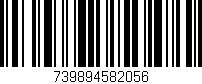 Código de barras (EAN, GTIN, SKU, ISBN): '739894582056'