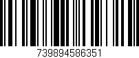 Código de barras (EAN, GTIN, SKU, ISBN): '739894586351'