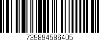 Código de barras (EAN, GTIN, SKU, ISBN): '739894586405'