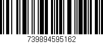 Código de barras (EAN, GTIN, SKU, ISBN): '739894595162'