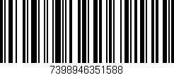 Código de barras (EAN, GTIN, SKU, ISBN): '7398946351588'