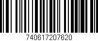 Código de barras (EAN, GTIN, SKU, ISBN): '740617207620'