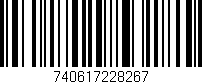 Código de barras (EAN, GTIN, SKU, ISBN): '740617228267'
