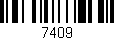 Código de barras (EAN, GTIN, SKU, ISBN): '7409'
