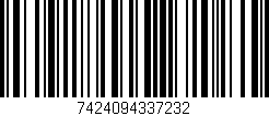 Código de barras (EAN, GTIN, SKU, ISBN): '7424094337232'