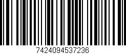 Código de barras (EAN, GTIN, SKU, ISBN): '7424094537236'