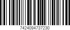 Código de barras (EAN, GTIN, SKU, ISBN): '7424094737230'