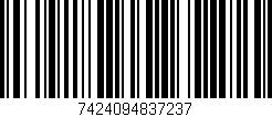 Código de barras (EAN, GTIN, SKU, ISBN): '7424094837237'