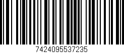 Código de barras (EAN, GTIN, SKU, ISBN): '7424095537235'