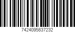 Código de barras (EAN, GTIN, SKU, ISBN): '7424095637232'