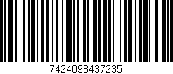 Código de barras (EAN, GTIN, SKU, ISBN): '7424098437235'