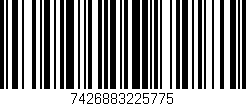 Código de barras (EAN, GTIN, SKU, ISBN): '7426883225775'