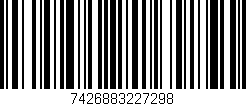 Código de barras (EAN, GTIN, SKU, ISBN): '7426883227298'