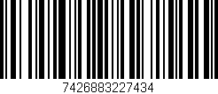 Código de barras (EAN, GTIN, SKU, ISBN): '7426883227434'