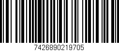 Código de barras (EAN, GTIN, SKU, ISBN): '7426890219705'