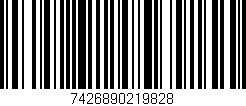 Código de barras (EAN, GTIN, SKU, ISBN): '7426890219828'