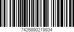 Código de barras (EAN, GTIN, SKU, ISBN): '7426890219934'