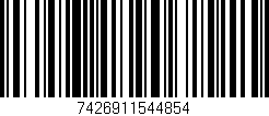Código de barras (EAN, GTIN, SKU, ISBN): '7426911544854'