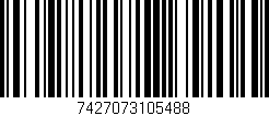 Código de barras (EAN, GTIN, SKU, ISBN): '7427073105488'