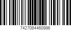 Código de barras (EAN, GTIN, SKU, ISBN): '7427084460996'