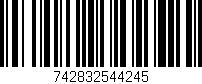 Código de barras (EAN, GTIN, SKU, ISBN): '742832544245'