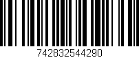 Código de barras (EAN, GTIN, SKU, ISBN): '742832544290'