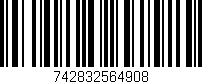 Código de barras (EAN, GTIN, SKU, ISBN): '742832564908'