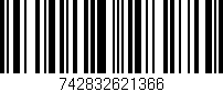 Código de barras (EAN, GTIN, SKU, ISBN): '742832621366'