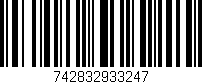 Código de barras (EAN, GTIN, SKU, ISBN): '742832933247'