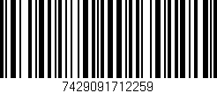 Código de barras (EAN, GTIN, SKU, ISBN): '7429091712259'