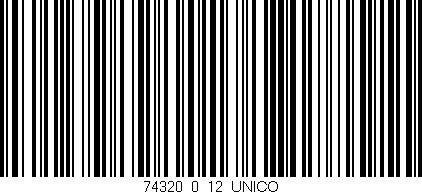 Código de barras (EAN, GTIN, SKU, ISBN): '74320_0_12_UNICO'