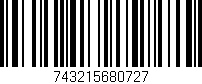 Código de barras (EAN, GTIN, SKU, ISBN): '743215680727'