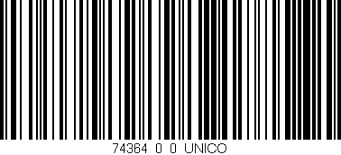 Código de barras (EAN, GTIN, SKU, ISBN): '74364_0_0_UNICO'