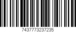 Código de barras (EAN, GTIN, SKU, ISBN): '7437773237235'