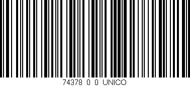 Código de barras (EAN, GTIN, SKU, ISBN): '74378_0_0_UNICO'