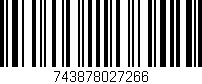 Código de barras (EAN, GTIN, SKU, ISBN): '743878027266'