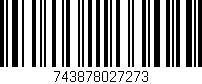 Código de barras (EAN, GTIN, SKU, ISBN): '743878027273'