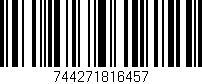 Código de barras (EAN, GTIN, SKU, ISBN): '744271816457'