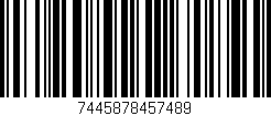 Código de barras (EAN, GTIN, SKU, ISBN): '7445878457489'