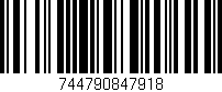 Código de barras (EAN, GTIN, SKU, ISBN): '744790847918'