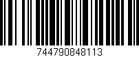 Código de barras (EAN, GTIN, SKU, ISBN): '744790848113'