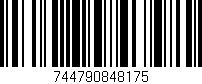 Código de barras (EAN, GTIN, SKU, ISBN): '744790848175'