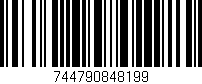 Código de barras (EAN, GTIN, SKU, ISBN): '744790848199'