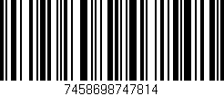 Código de barras (EAN, GTIN, SKU, ISBN): '7458698747814'