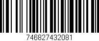 Código de barras (EAN, GTIN, SKU, ISBN): '746827432081'