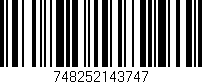 Código de barras (EAN, GTIN, SKU, ISBN): '748252143747'